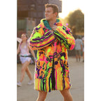 Melting Flowers Barelyawakekalee Collab Zip-Off Yeti Coat