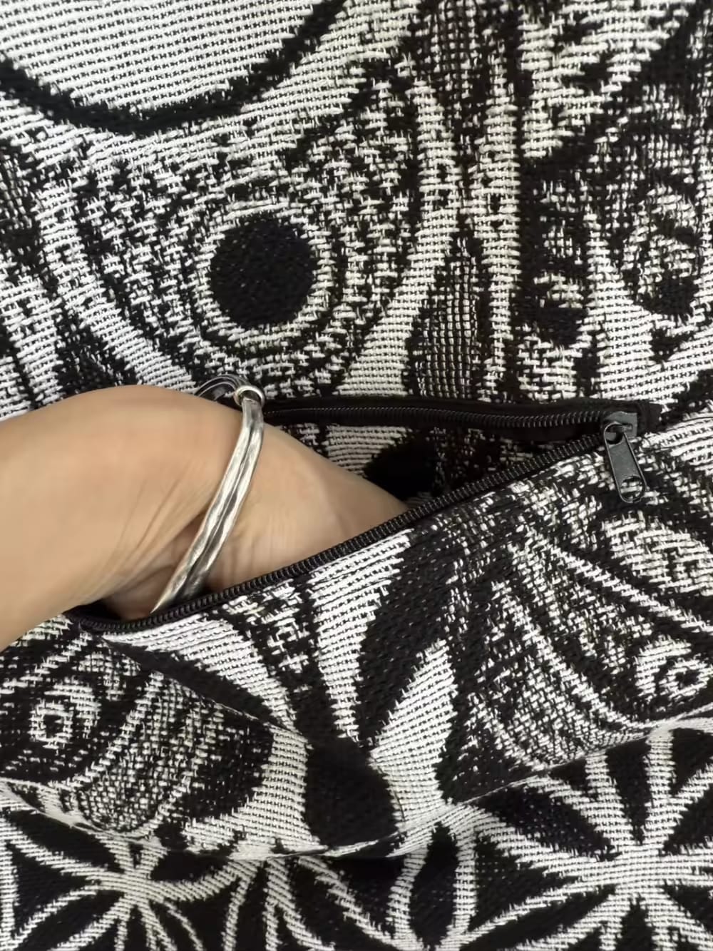 Forest Tapestry White /Black Owl Hoodie- Pre-Order