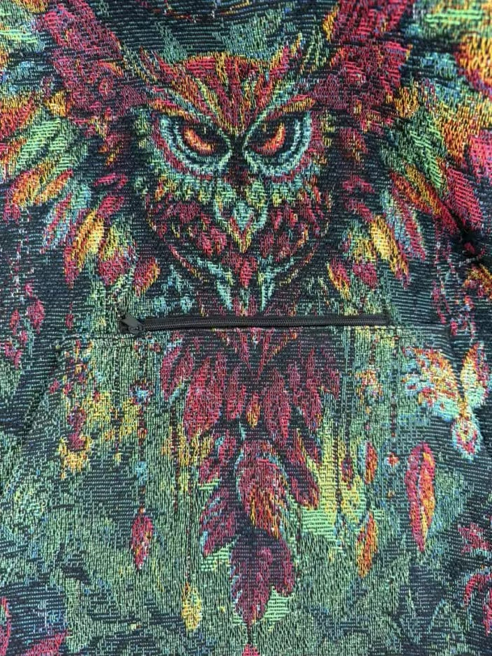 Forest Tapestry Owl Hoodie- Pre-Order