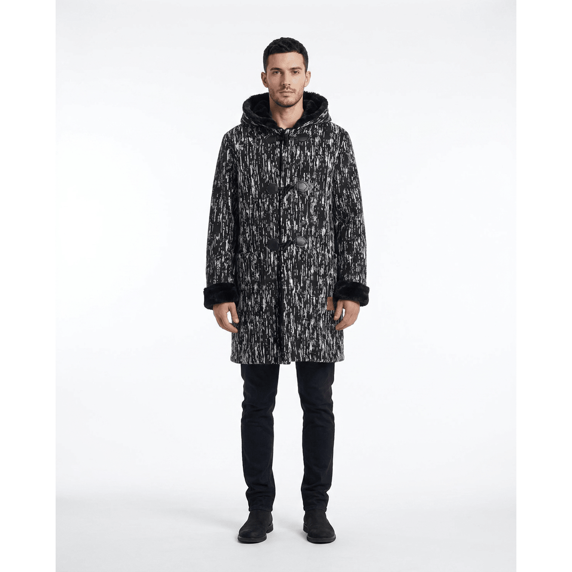 Binary Code Classic Coat - Kimono Dave
