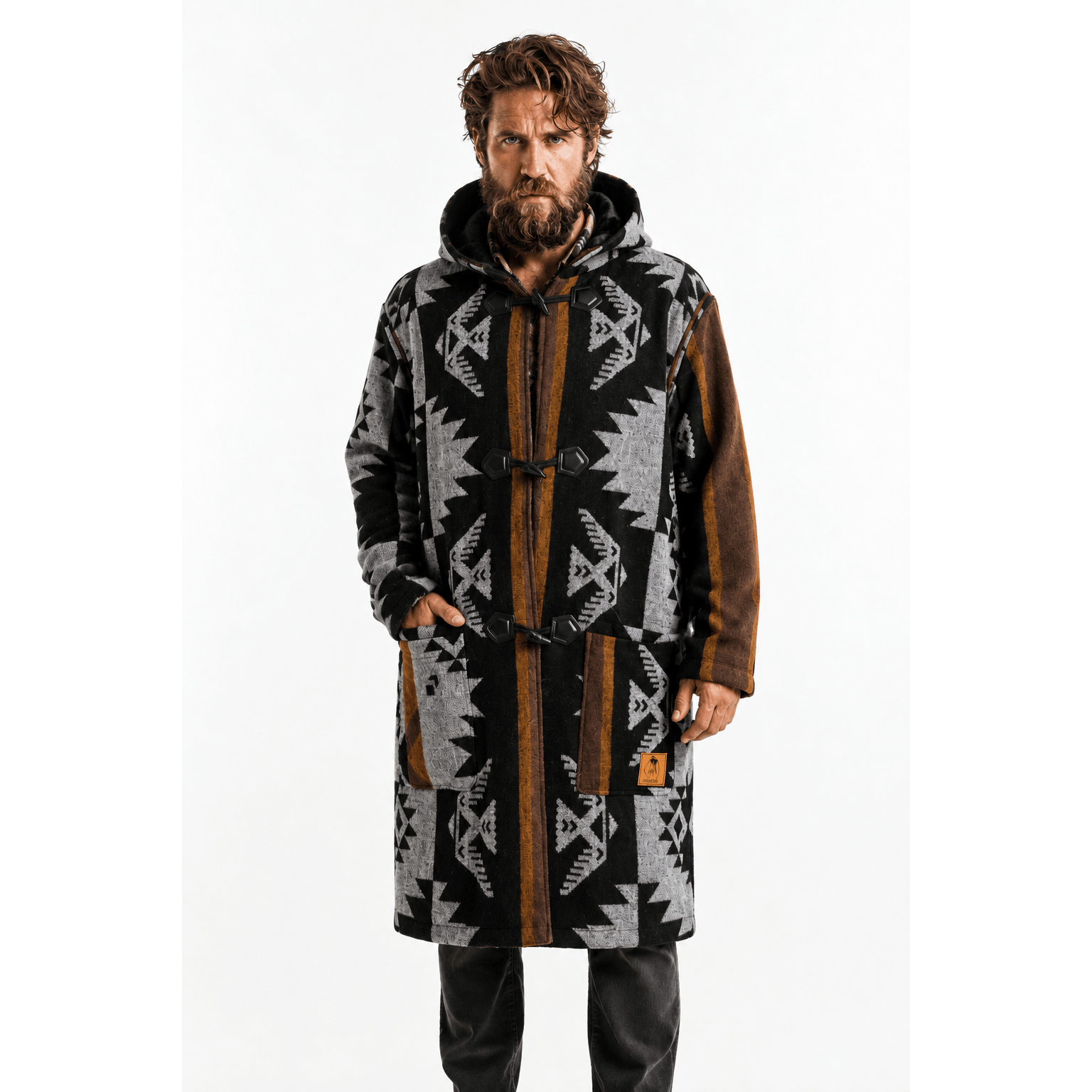 Black Bird Classic Coat - Kimono Dave
