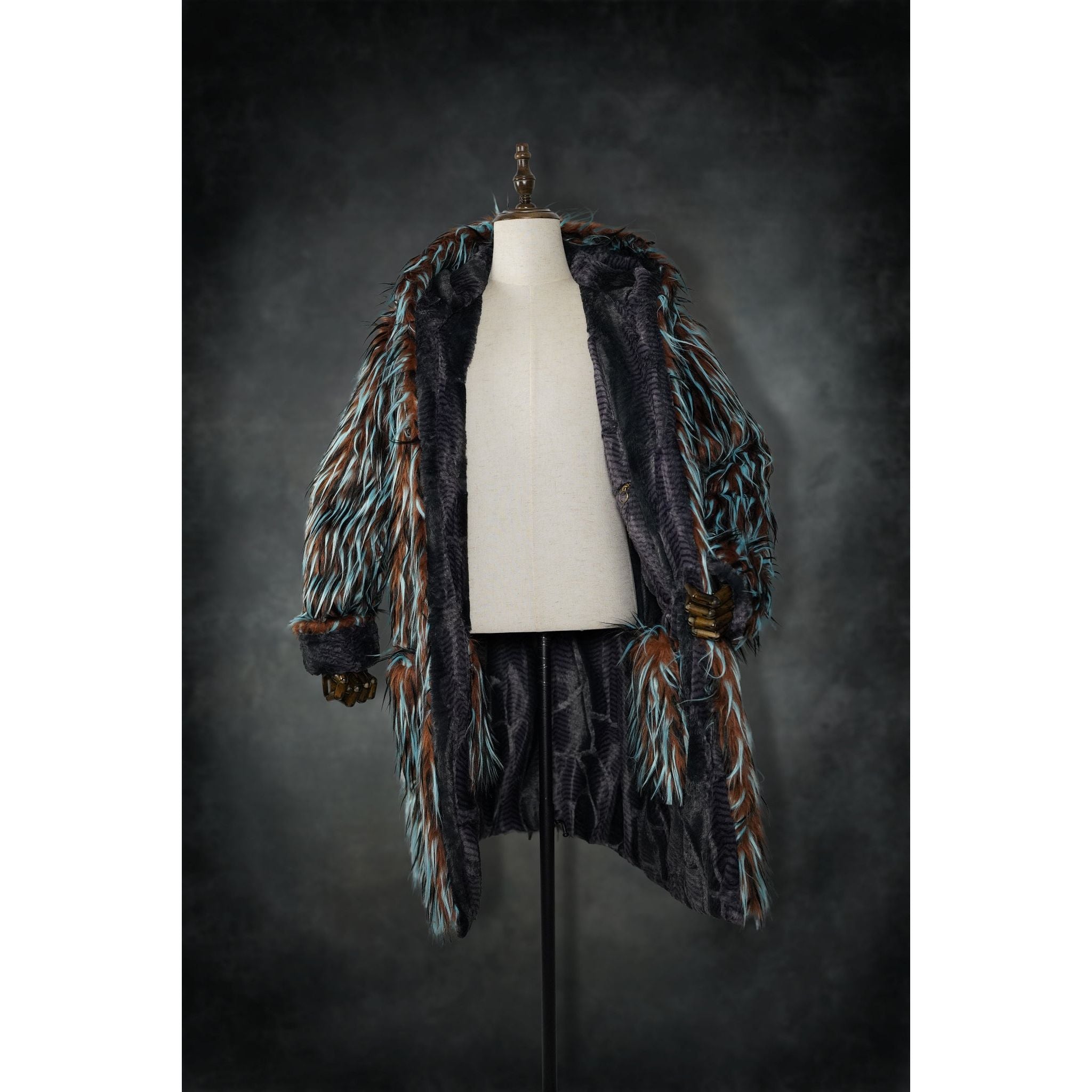 Blue Sky Spike Classic Coat - Kimono Dave