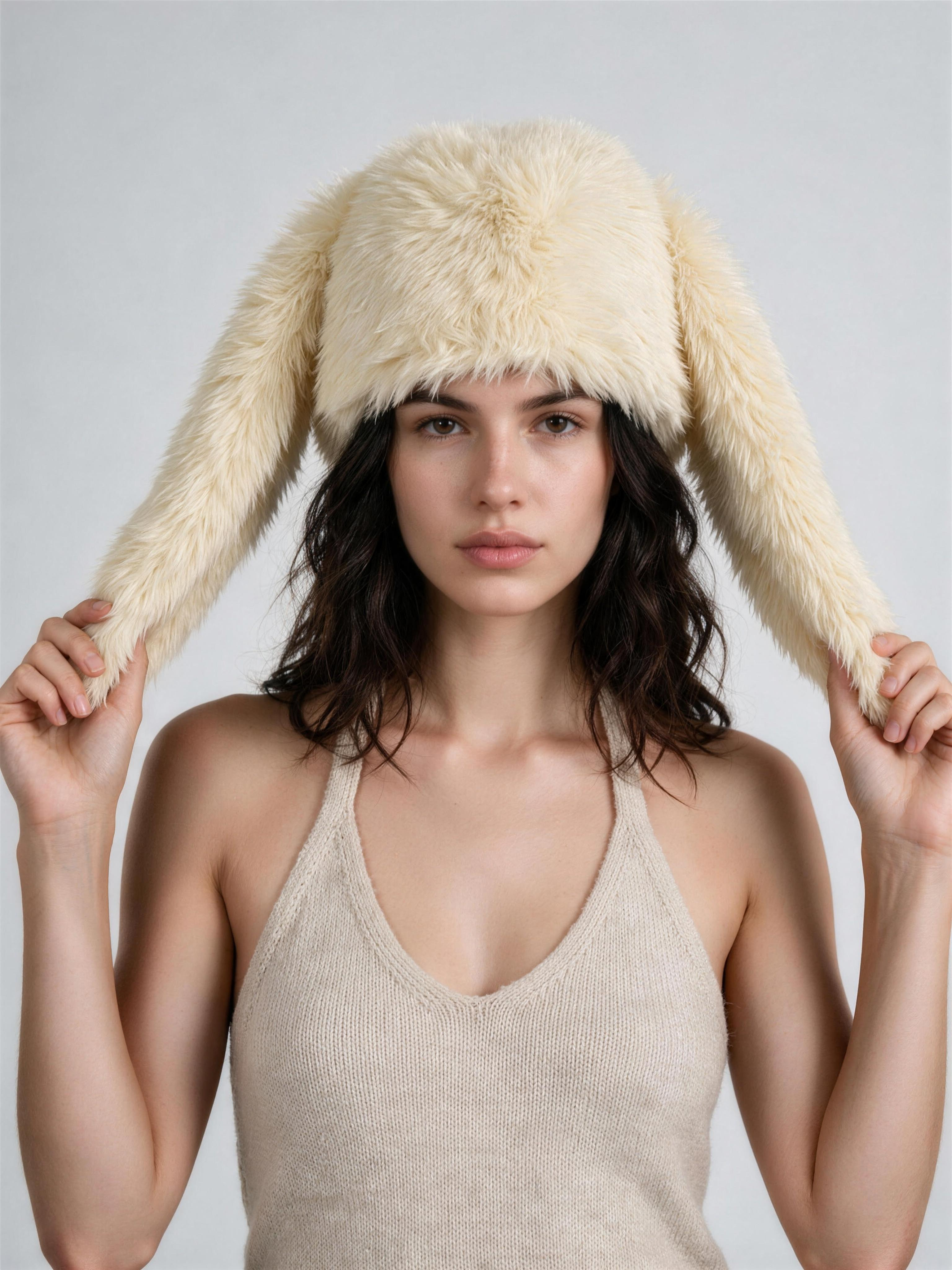 Fuzzy Bunny Hats