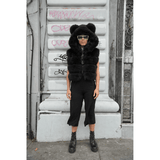 Crop Black Transformer - Kimono Dave