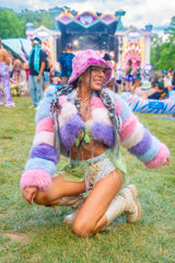 Crop Pastel Transformer- August Delivery - Kimono Dave