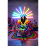 Crop Rainbow Transformer - Kimono Dave