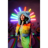 Crop Rainbow Transformer - Kimono Dave