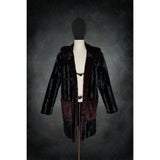 Deep Maroon Yeti Coat - Kimono Dave