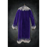 Deep Purple Mongolian Coat - Kimono Dave