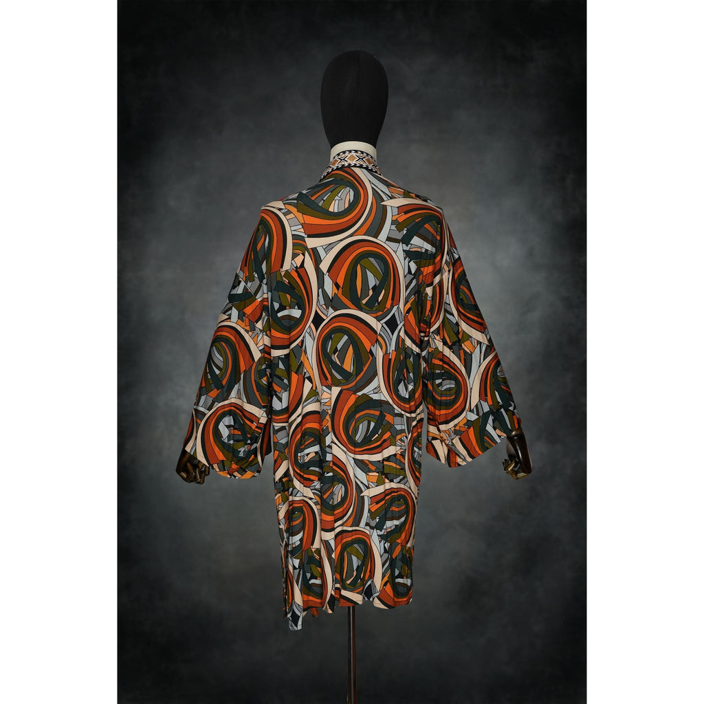 Earthbound Echo Woven Kimono - Kimono Dave