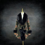 Evergreen Mid - length Dreamer's Coat - Kimono Dave