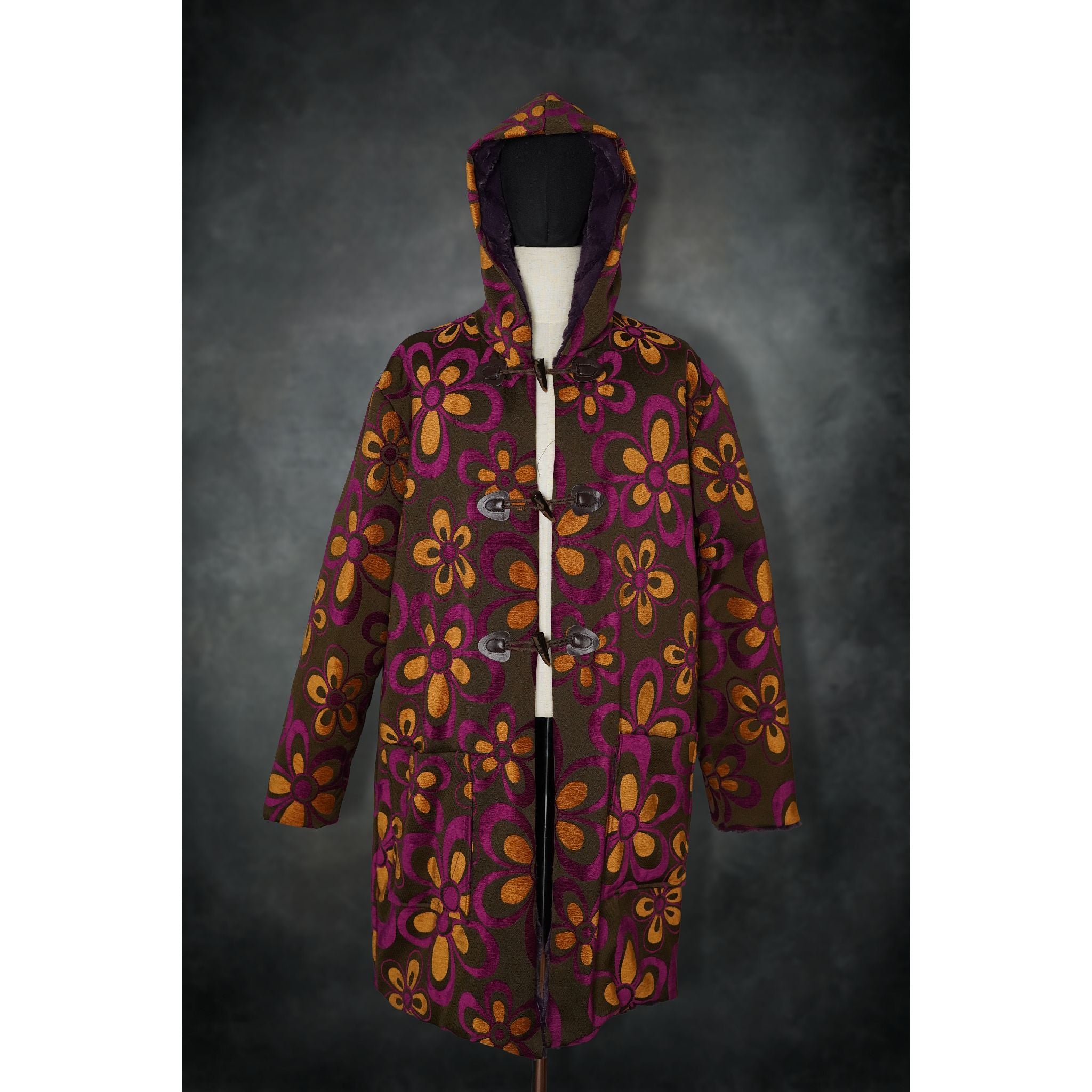 Flower Power Classic Coat - Kimono Dave