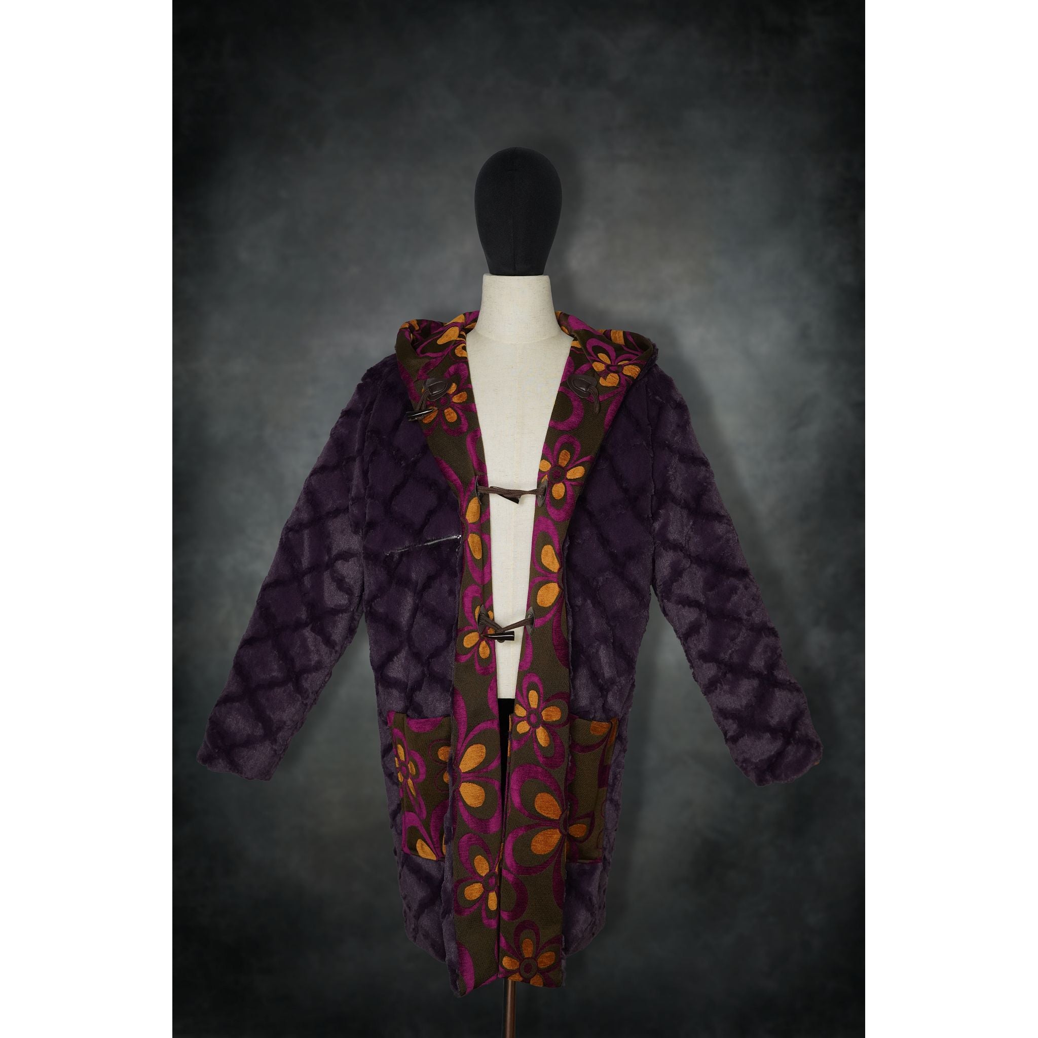 Flower Power Classic Coat - Kimono Dave