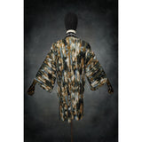 Forest Drift Stretch Knit Kimono - Kimono Dave