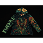 Forest Tapestry Owl Hoodie- Pre-Order - Kimono Dave