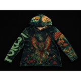 Forest Tapestry Owl Hoodie- Pre-Order - Kimono Dave