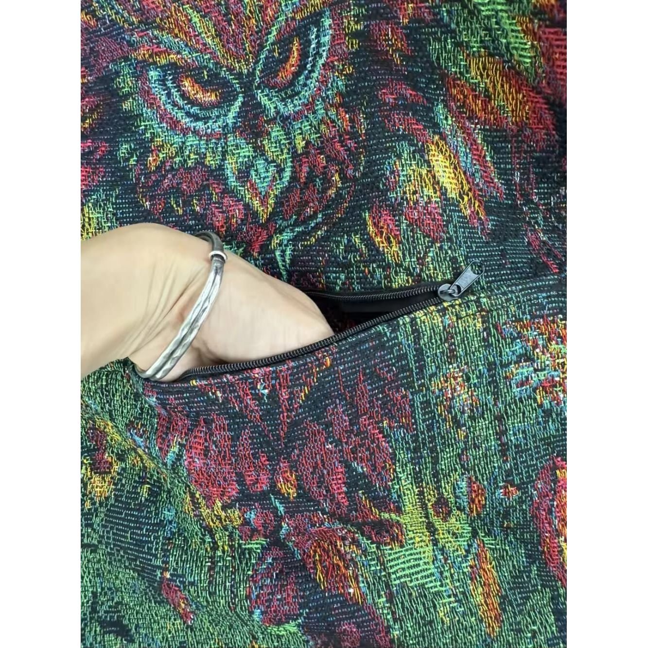 Forest Tapestry Owl Hoodie- Pre-Order - Kimono Dave