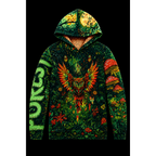 Forest Tapestry Owl Hoodie- Pre-Order - Kimono Dave