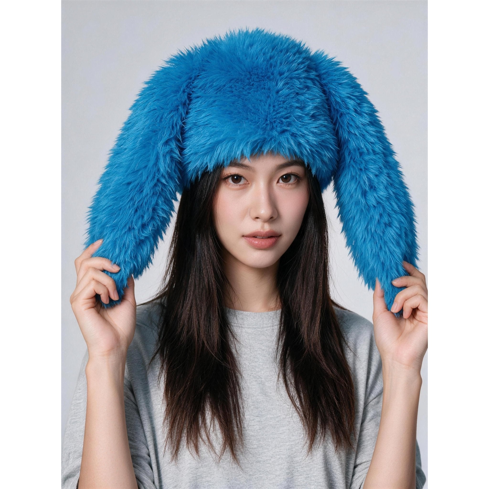 Fuzzy Bunny Hats - Kimono Dave