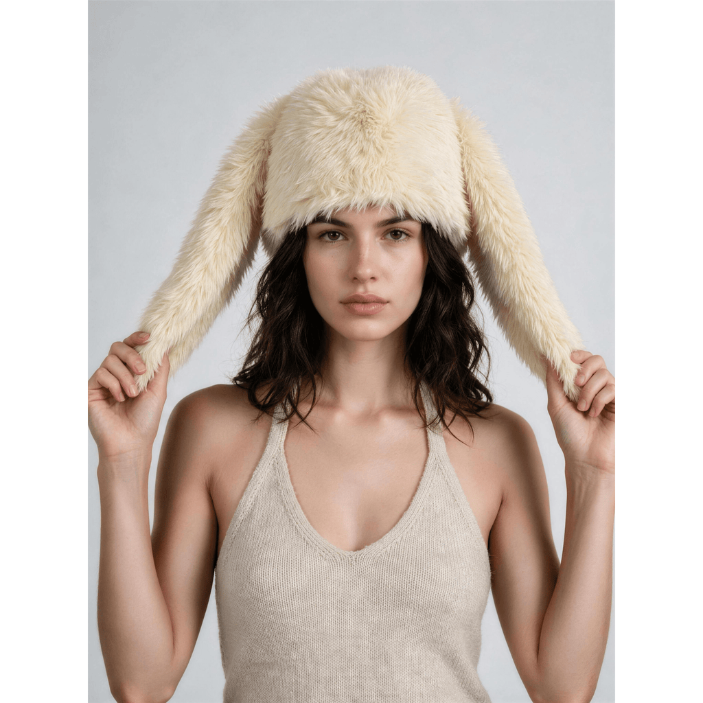 Fuzzy Bunny Hats - Kimono Dave