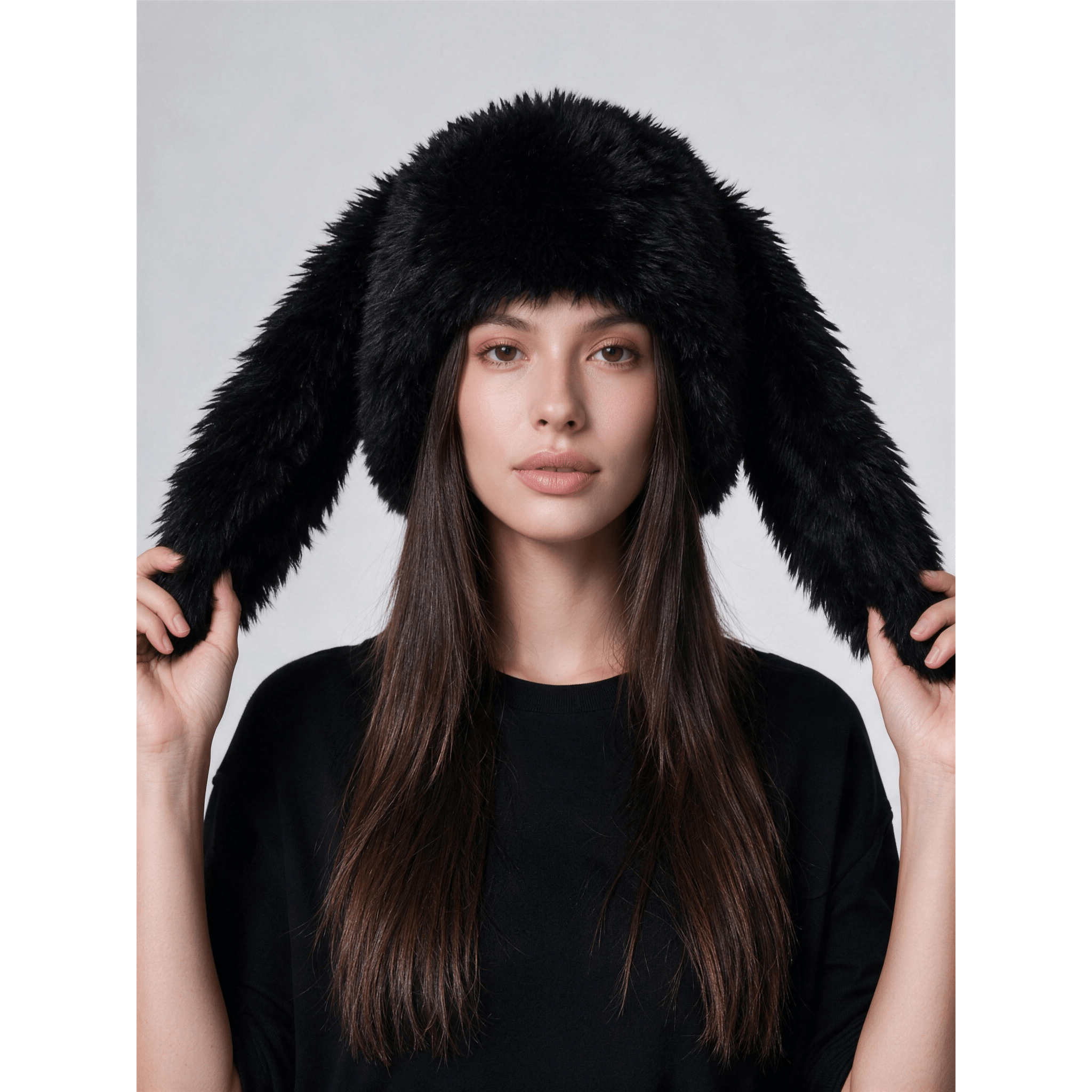 Fuzzy Bunny Hats - Kimono Dave