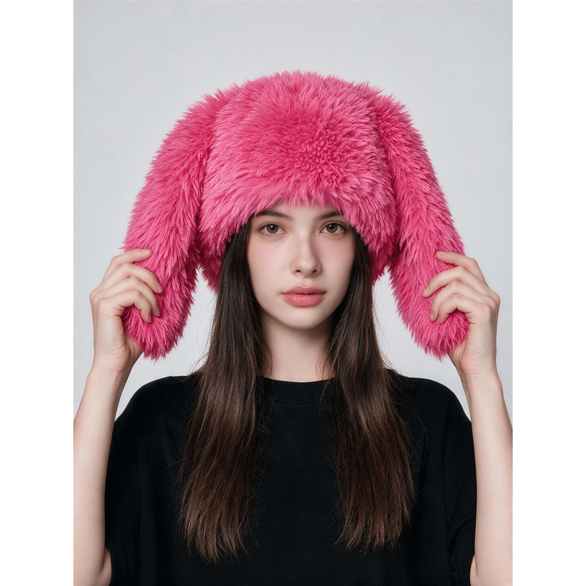 Fuzzy Bunny Hats - Kimono Dave