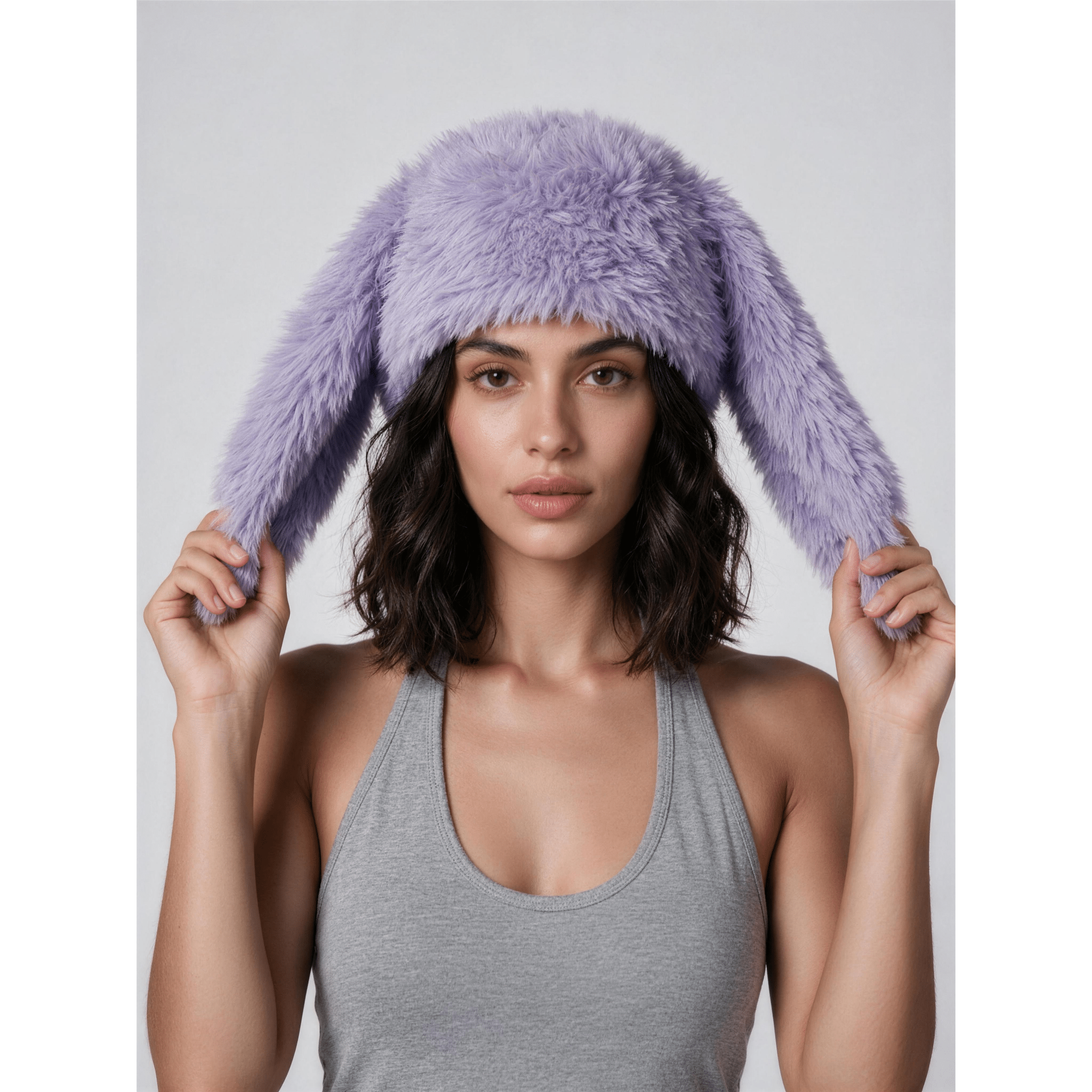 Fuzzy Bunny Hats - Kimono Dave