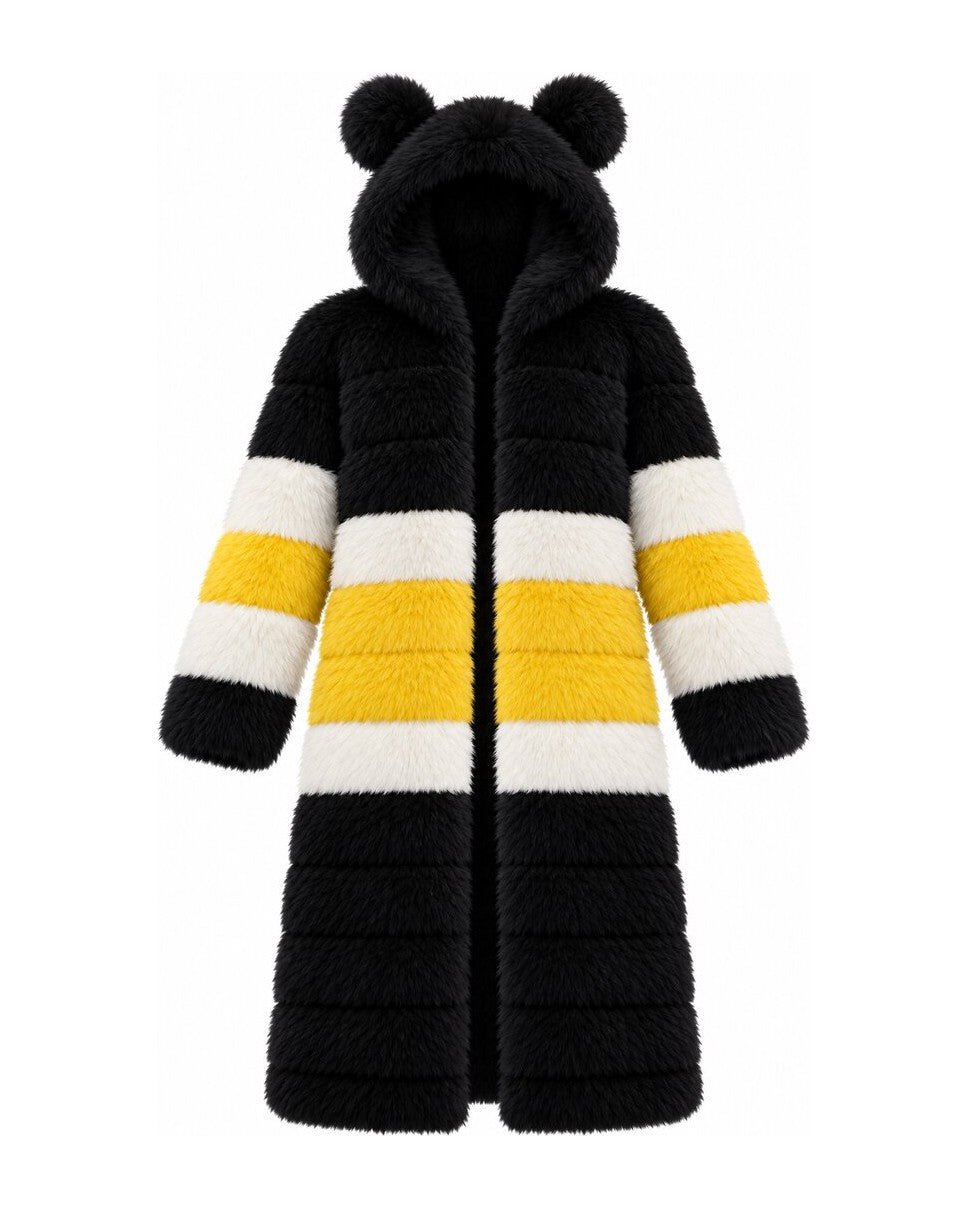 Game Day Coat – Black & Gold - Kimono Dave