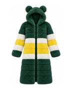 Game Day Coat – Green & Gold - Kimono Dave