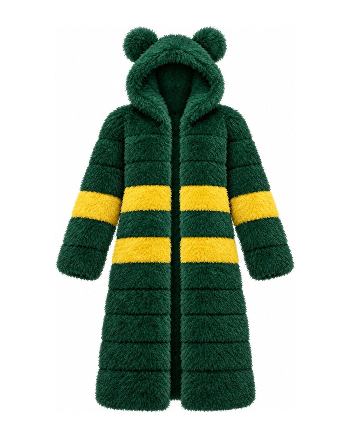 Game Day Coat – Green & Gold - Kimono Dave