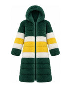 Game Day Coat – Green & Gold - Kimono Dave