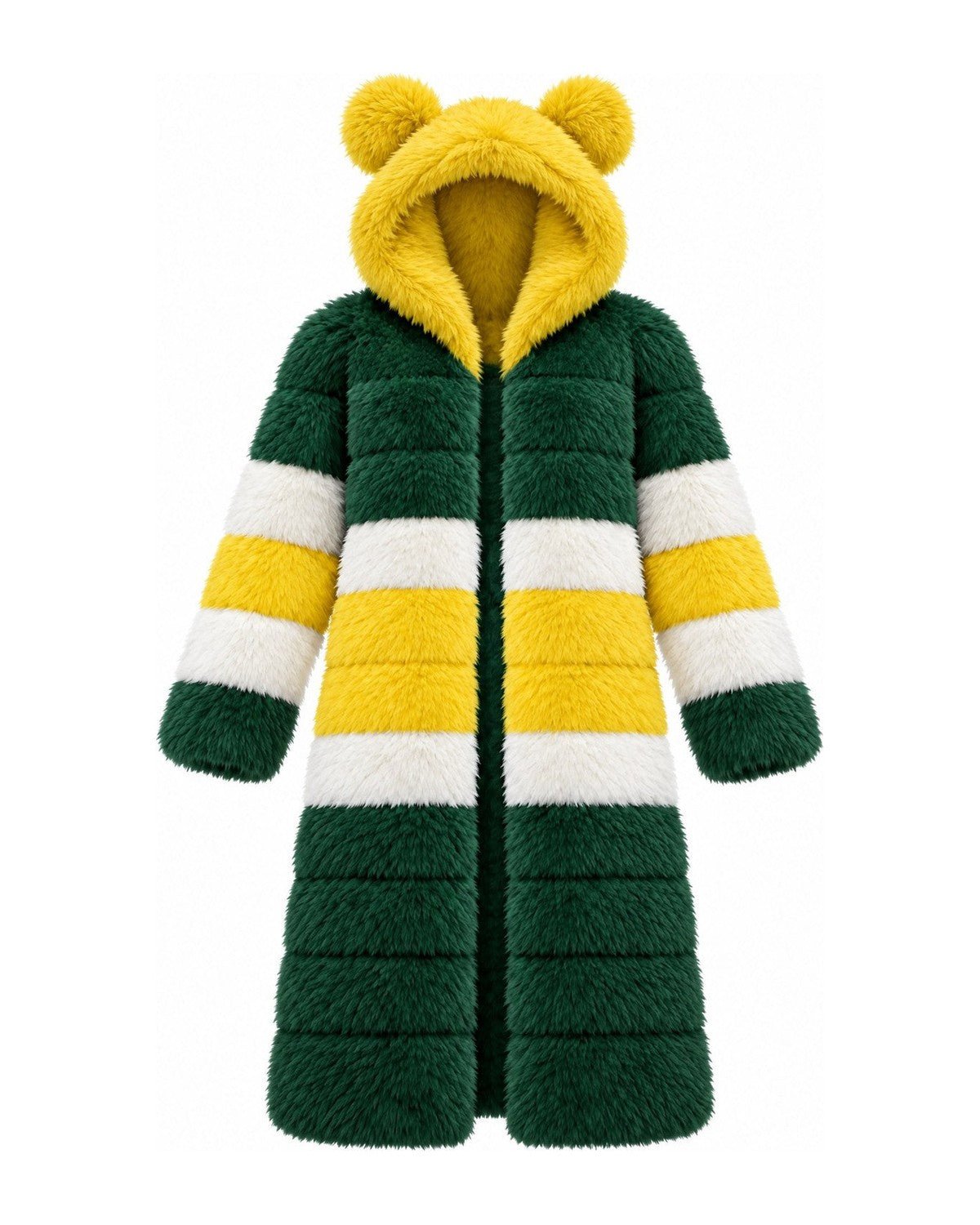Game Day Coat – Green & Gold - Kimono Dave