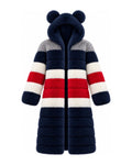 Game Day Coat – Navy, Red & Silver - Kimono Dave