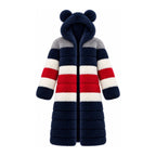 Game Day Coat – Navy, Red & Silver - Kimono Dave