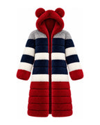 Game Day Coat – Navy, Red & Silver - Kimono Dave
