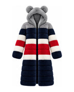 Game Day Coat – Navy, Red & Silver - Kimono Dave
