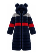 Game Day Coat – Navy, Red & Silver - Kimono Dave
