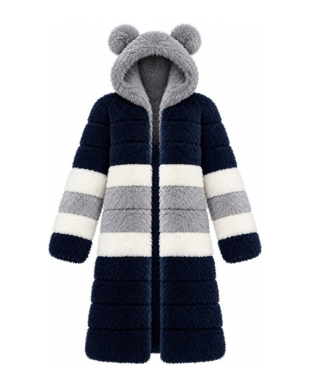 Game Day Coat – Navy & Silver - Kimono Dave