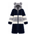 Game Day Coat – Navy & Silver - Kimono Dave