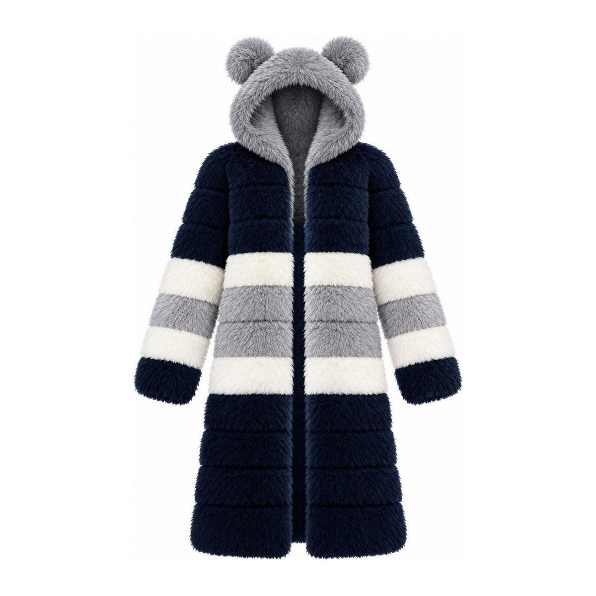Game Day Coat – Navy & Silver - Kimono Dave