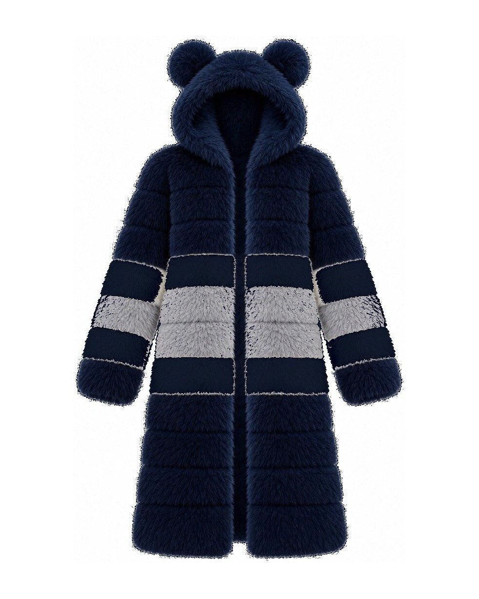 Game Day Coat – Navy & Silver - Kimono Dave