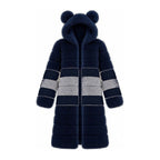 Game Day Coat – Navy & Silver - Kimono Dave