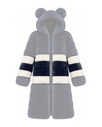 Game Day Coat – Navy & Silver - Kimono Dave