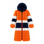 Game Day Coat – Orange & Navy - Kimono Dave