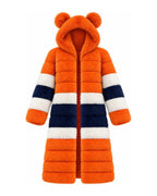 Game Day Coat – Orange & Navy - Kimono Dave