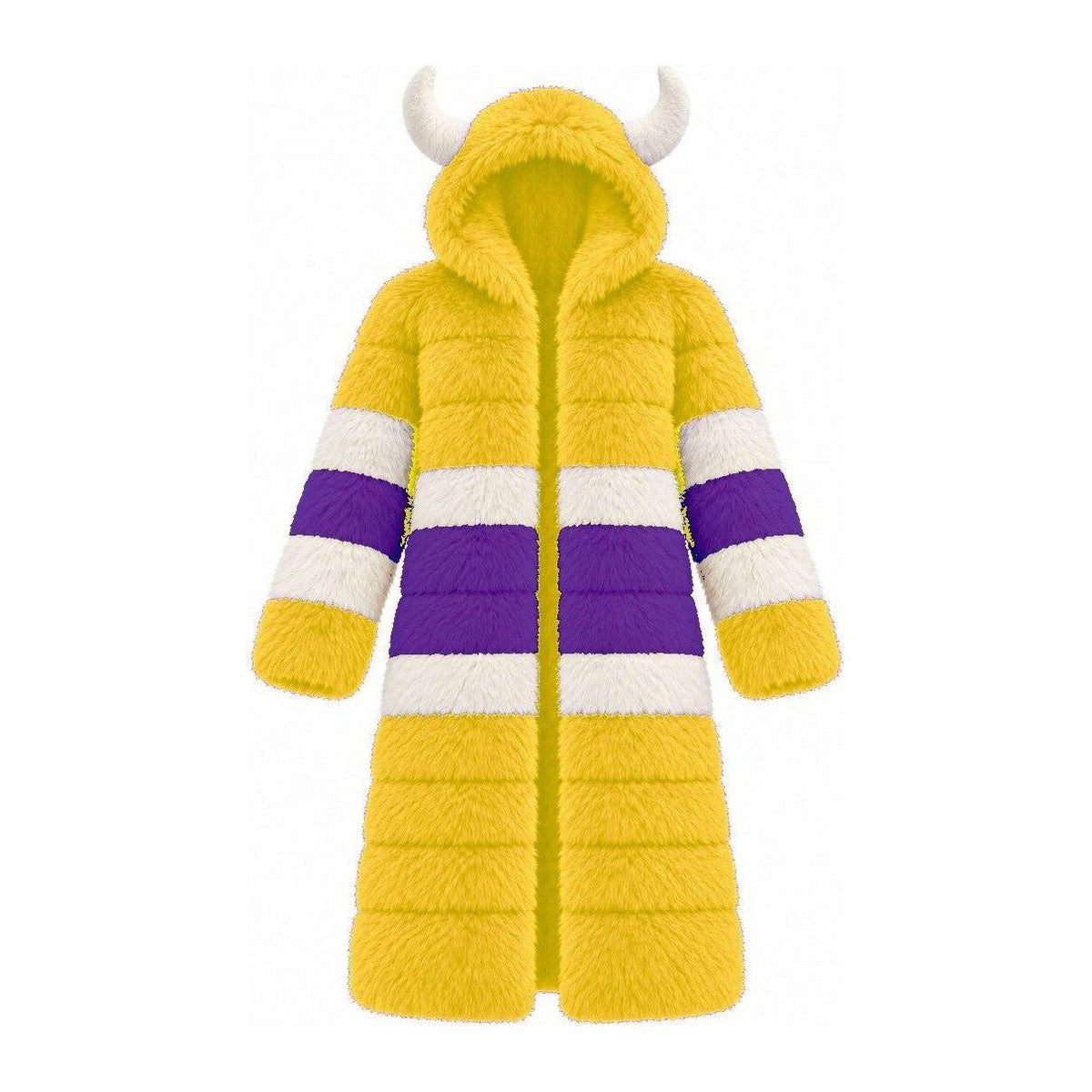 Game Day Coat – Purple & Gold - Kimono Dave