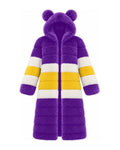 Game Day Coat – Purple & Gold (Bear Ears) - Kimono Dave