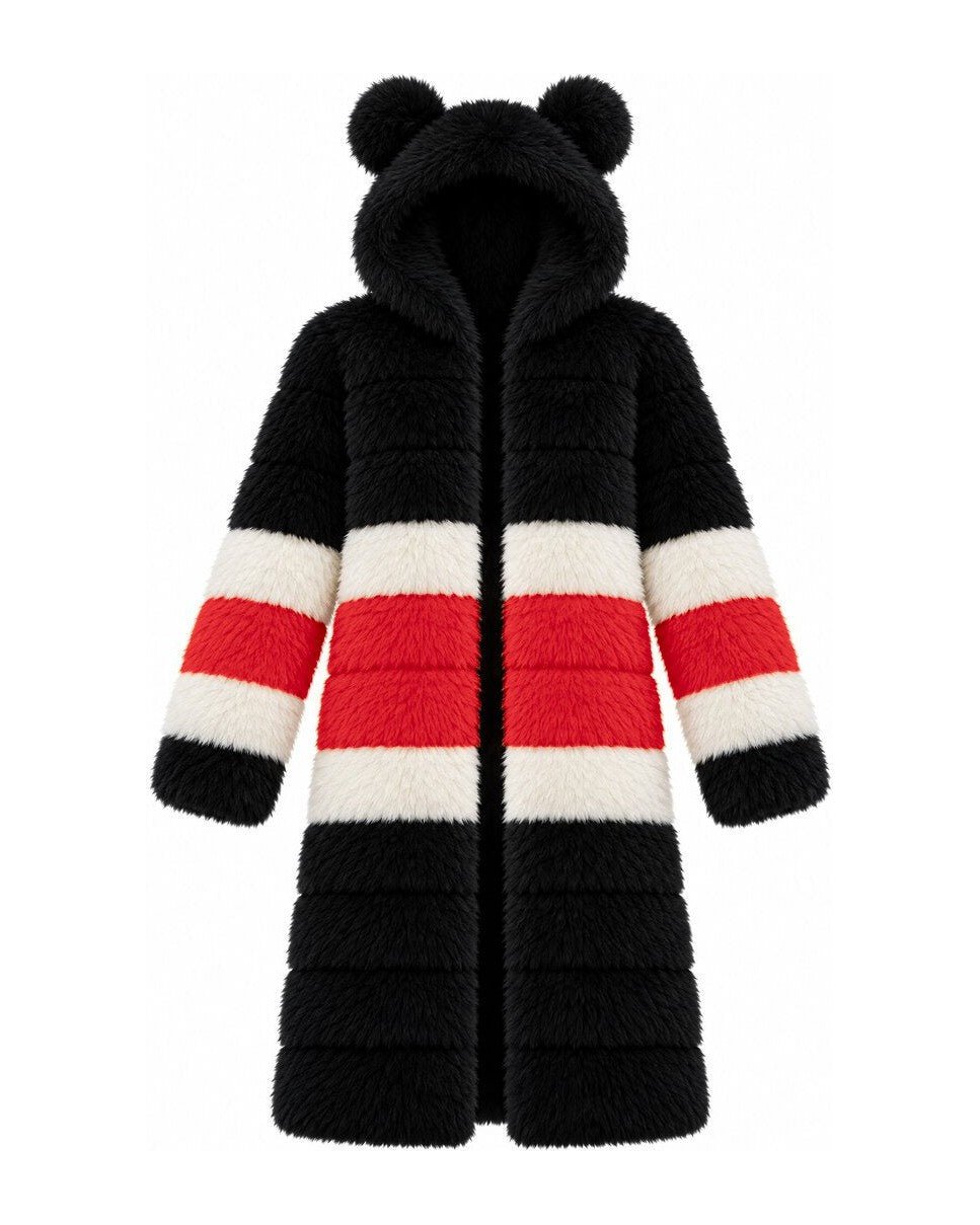 Game Day Coat – Red & Black - Kimono Dave