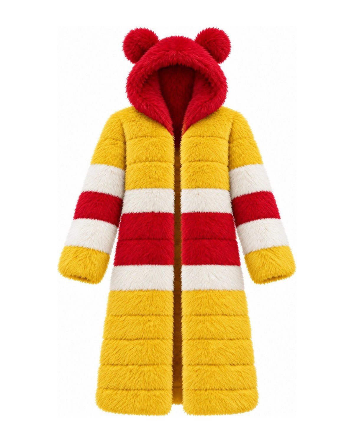 Game Day Coat – Red & Gold - Kimono Dave