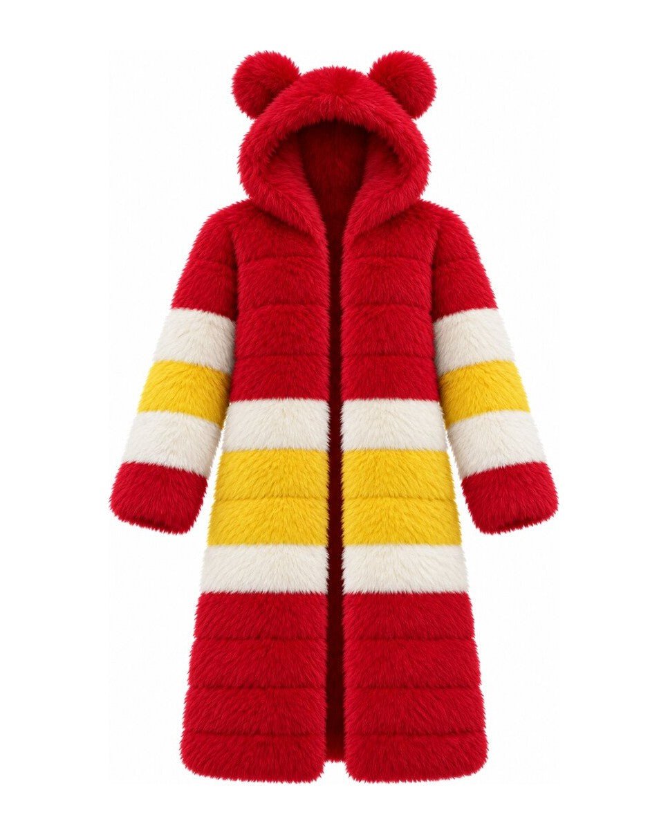 Game Day Coat – Red & Gold - Kimono Dave